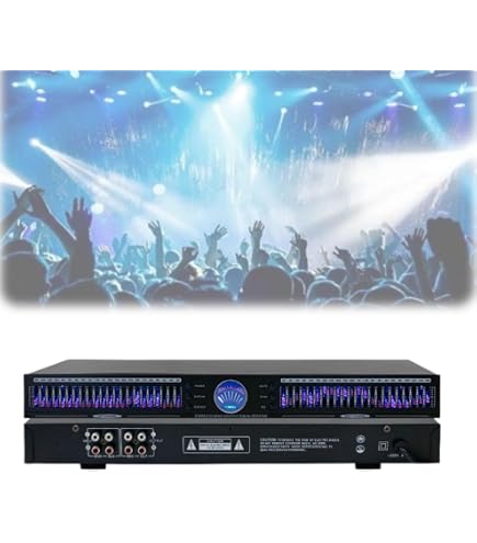 Amazon | Btuty デュアルチャンネル 15バンドイコライザー 1U ラック